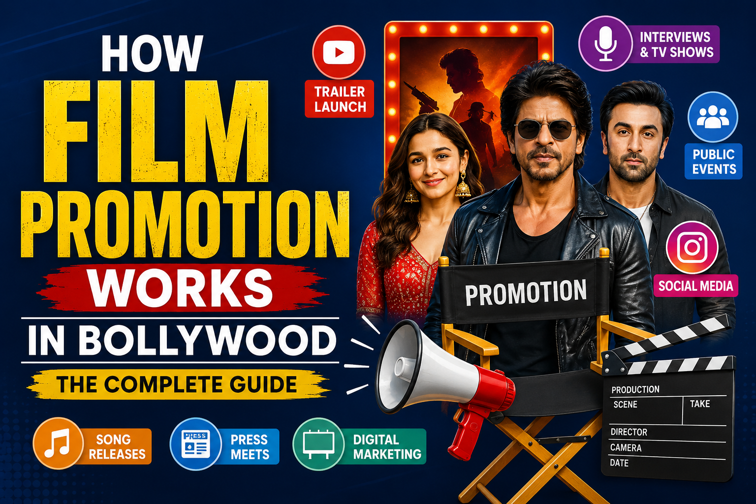 How Film Promotion Works in Bollywood (2026 Guide) – Complete Movie Marketing Process Explained