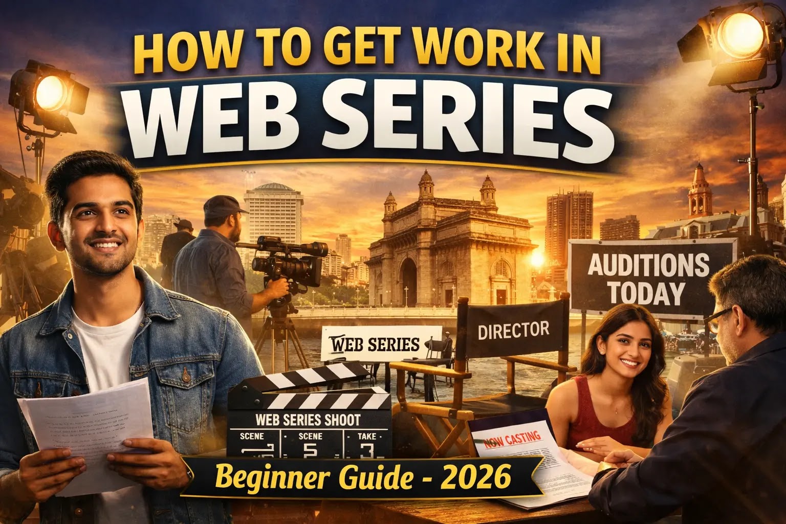 How to Get Work in Web Series (Beginner Guide – 2026)